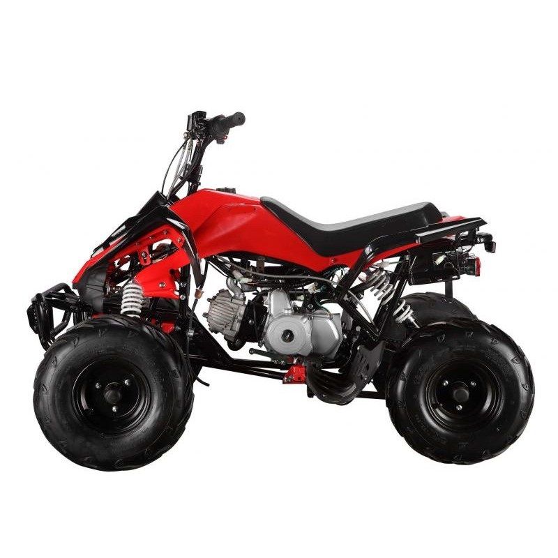 Myts - 125cc Quad ATV Bike Without Reverse For Kids - Red