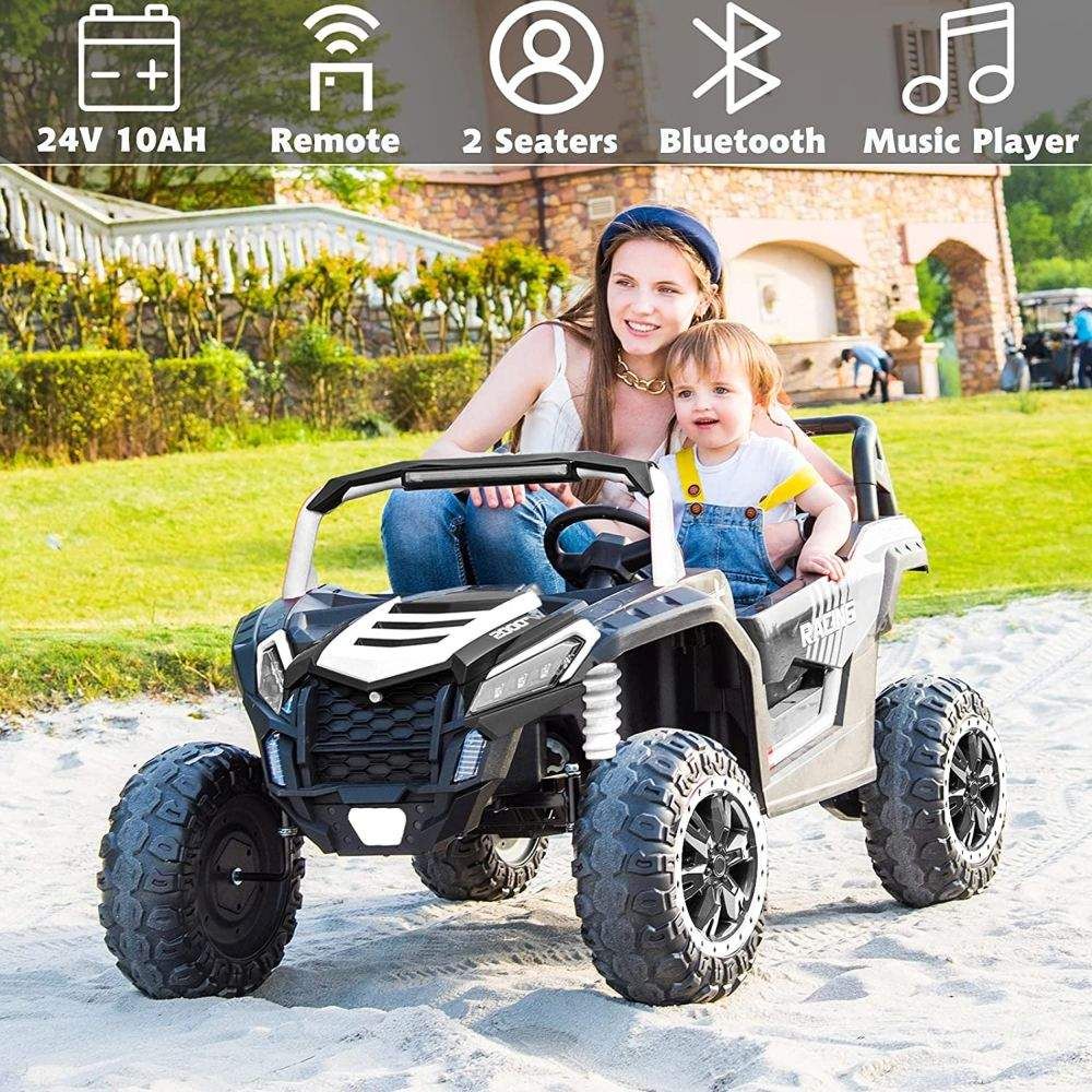 Myts - Dune Buggy 4X4 24V 2 Seater Kids Ride-On - White