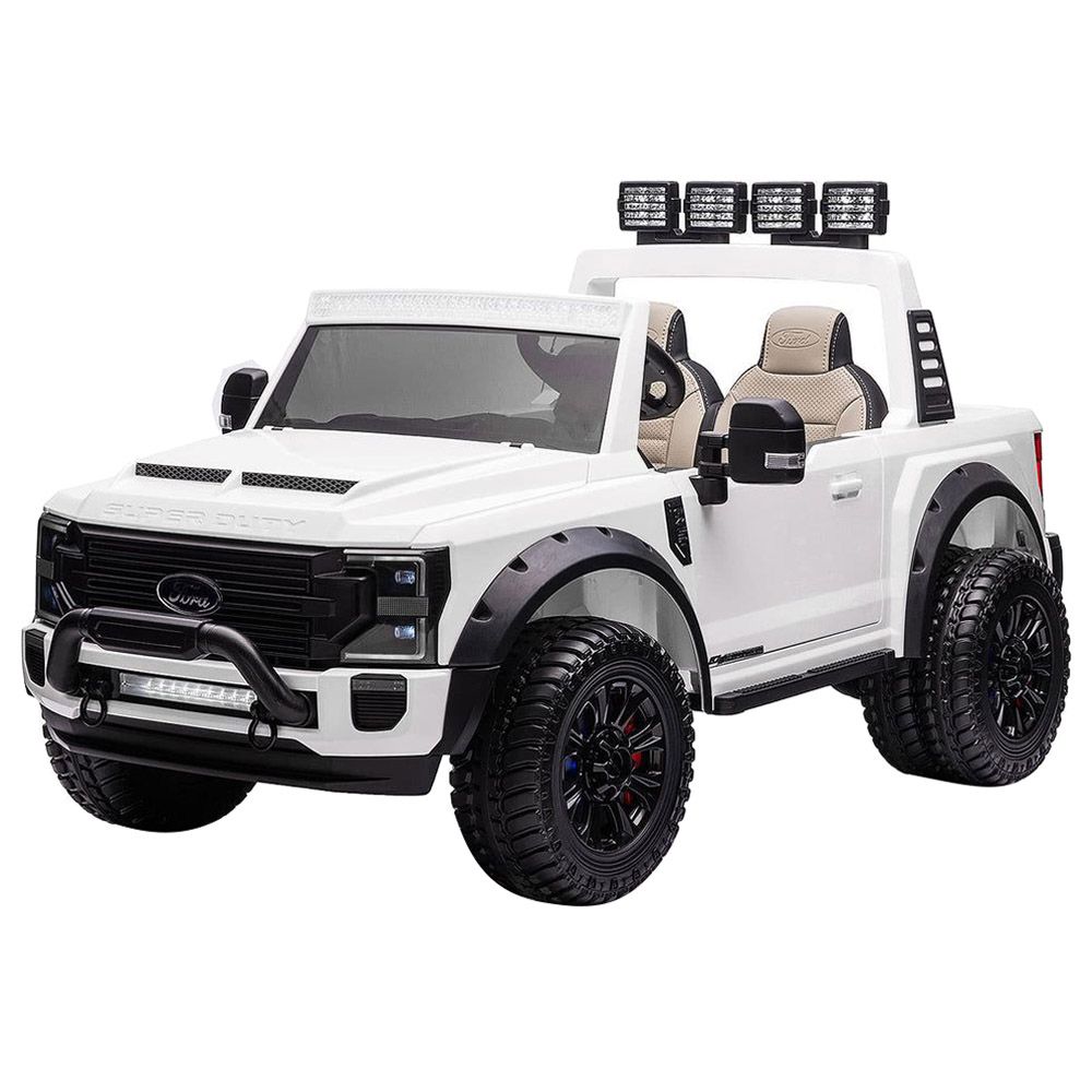 Myts - Ford F450 Custom Edition 12V Ride On Truck - White