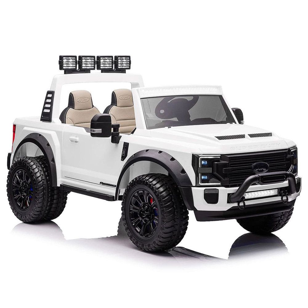 Myts - Ford F450 Custom Edition 12V Ride On Truck - White