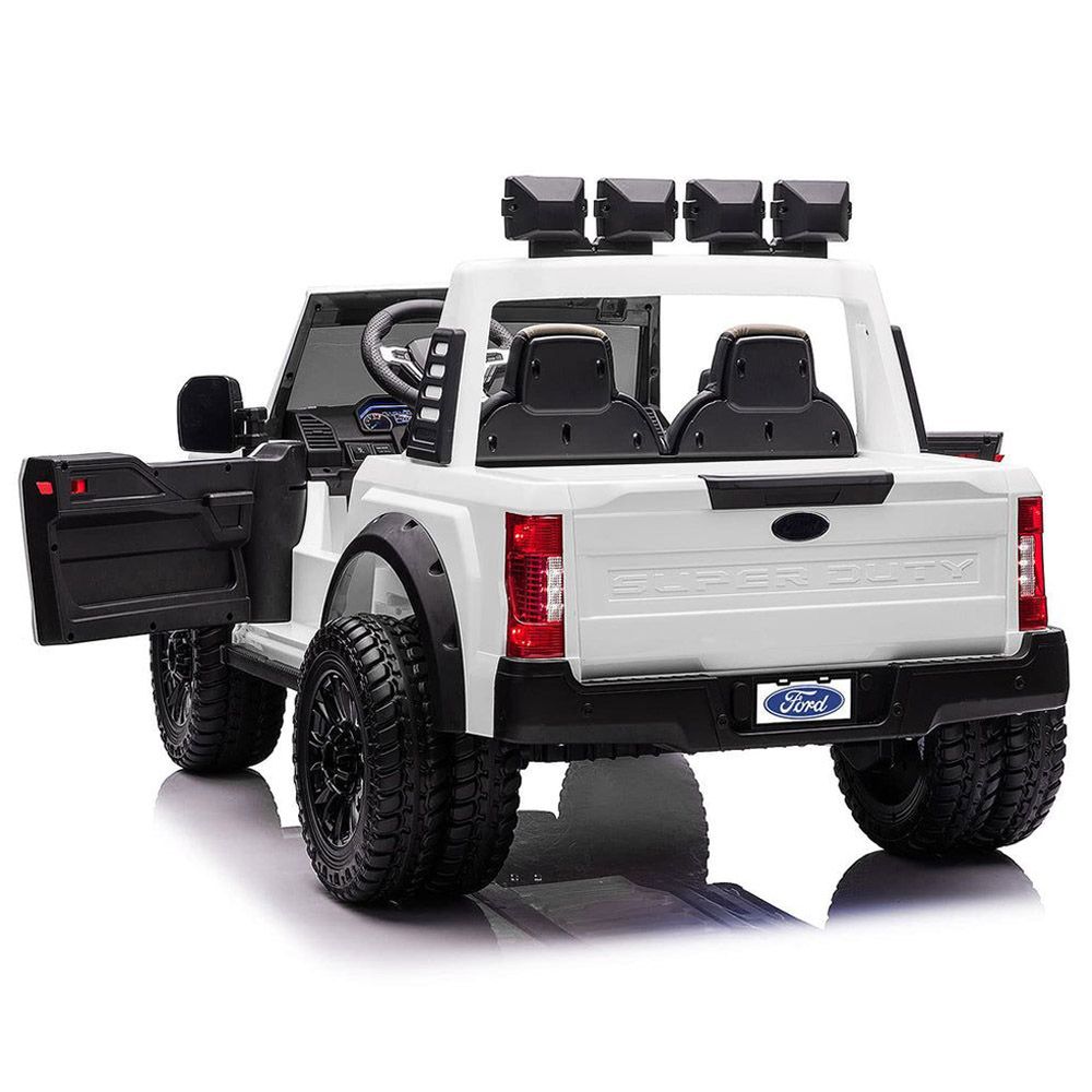 Myts - Ford F450 Custom Edition 12V Ride On Truck - White