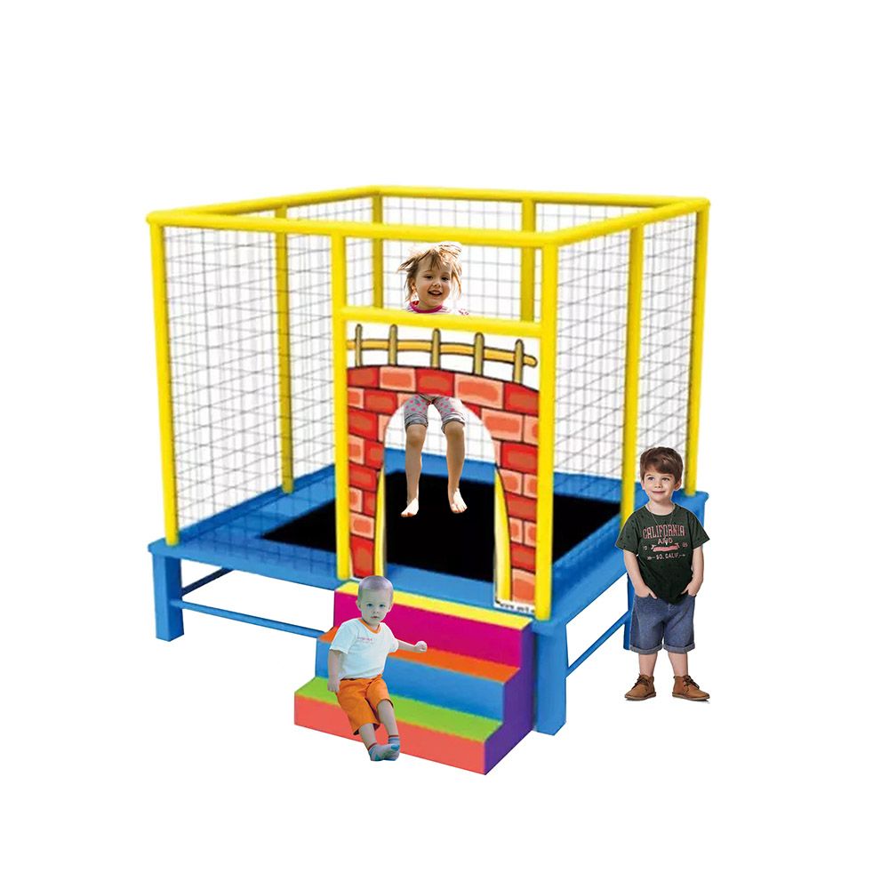 Myts - Flipout Bounce Kids Trampoline With Extra Safety