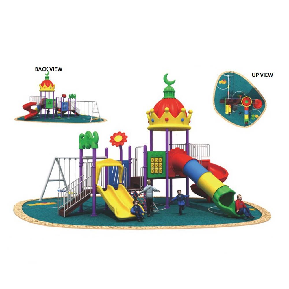 Myts - Moon Roof With Tube Slides 3 Swings & Climbers