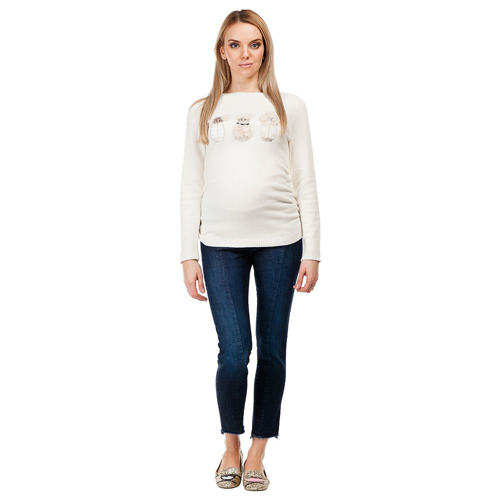 Mums & Bumps Pietro Brunelli Chamonix Maternity Top Cream 