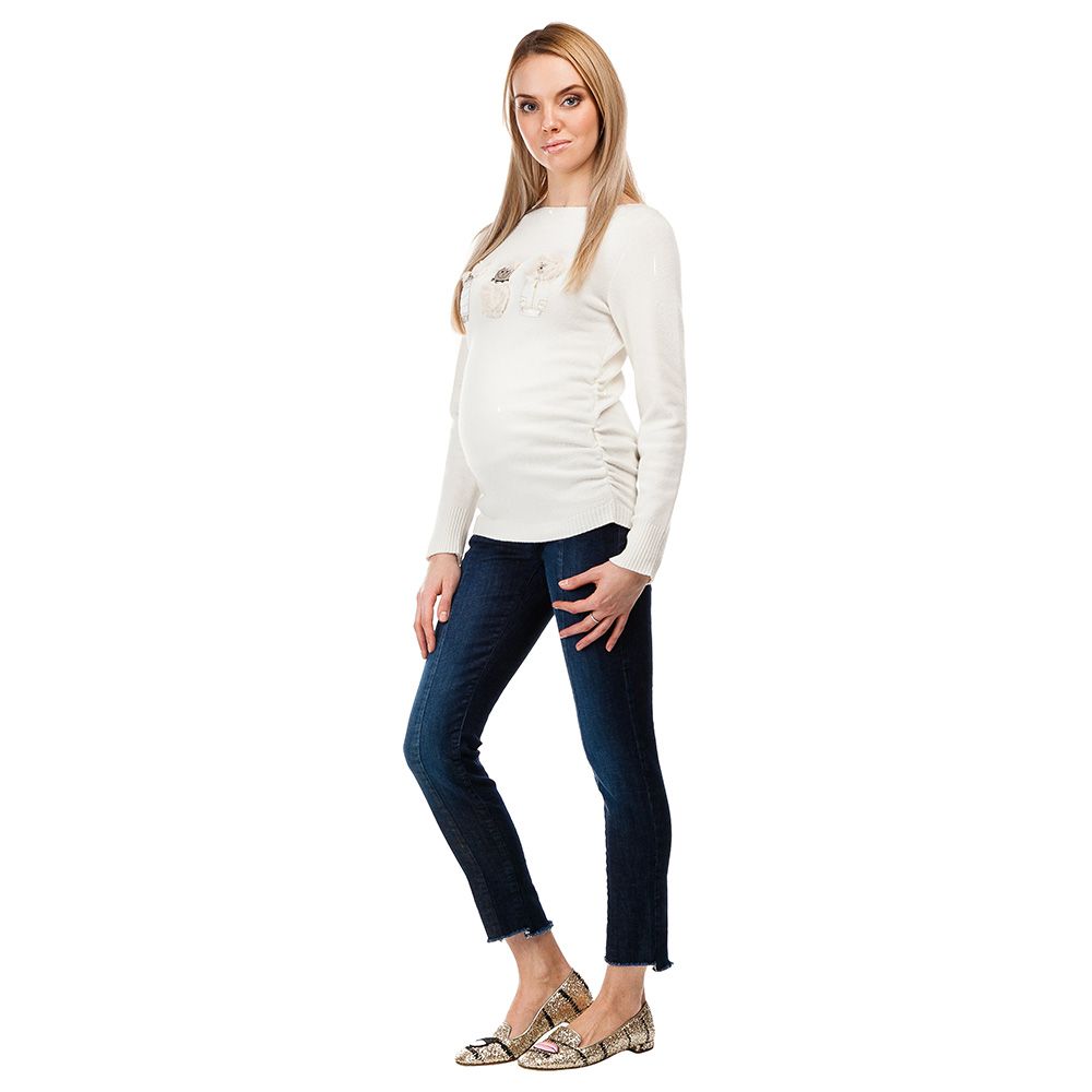 Mums & Bumps Pietro Brunelli Chamonix Maternity Top Cream 