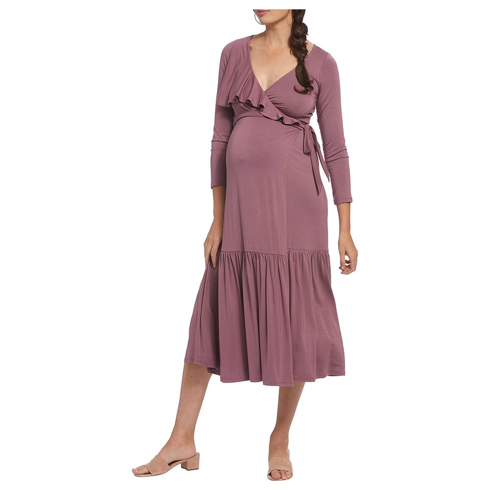 Mums & Bumps Rachel Pally Nadine Maternity Wrap Dress Cameo