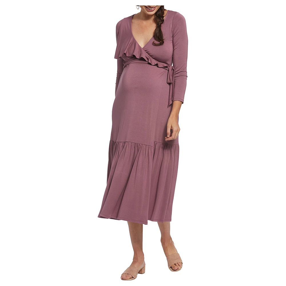 Mums & Bumps Rachel Pally Nadine Maternity Wrap Dress Cameo