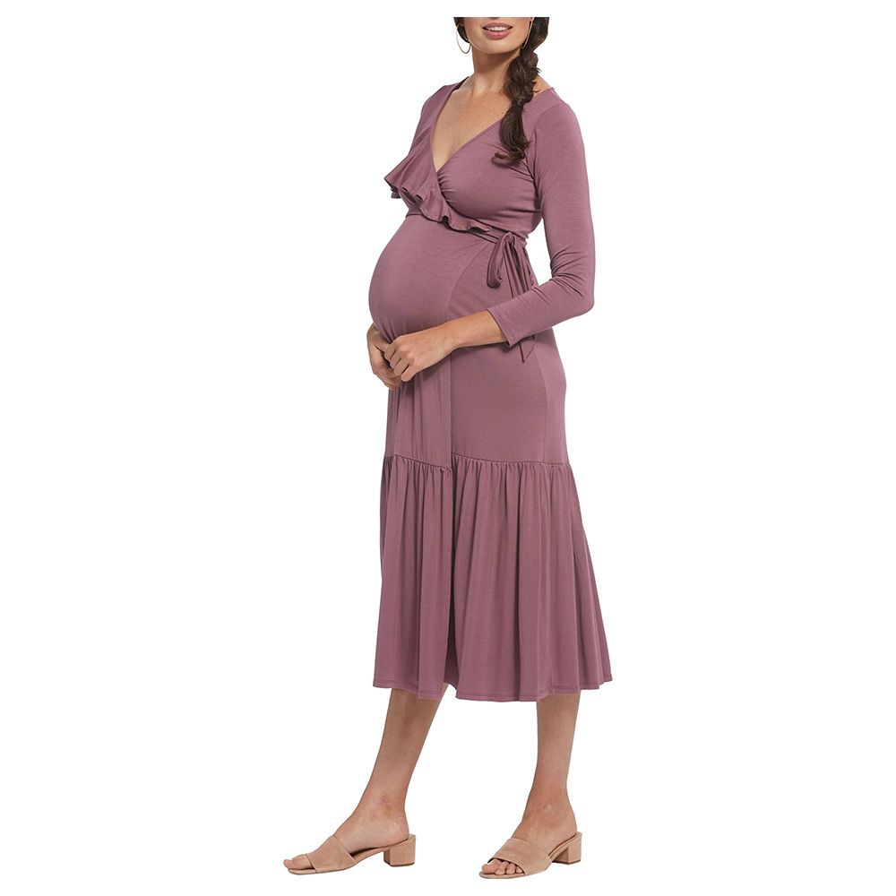 Mums & Bumps Rachel Pally Nadine Maternity Wrap Dress Cameo