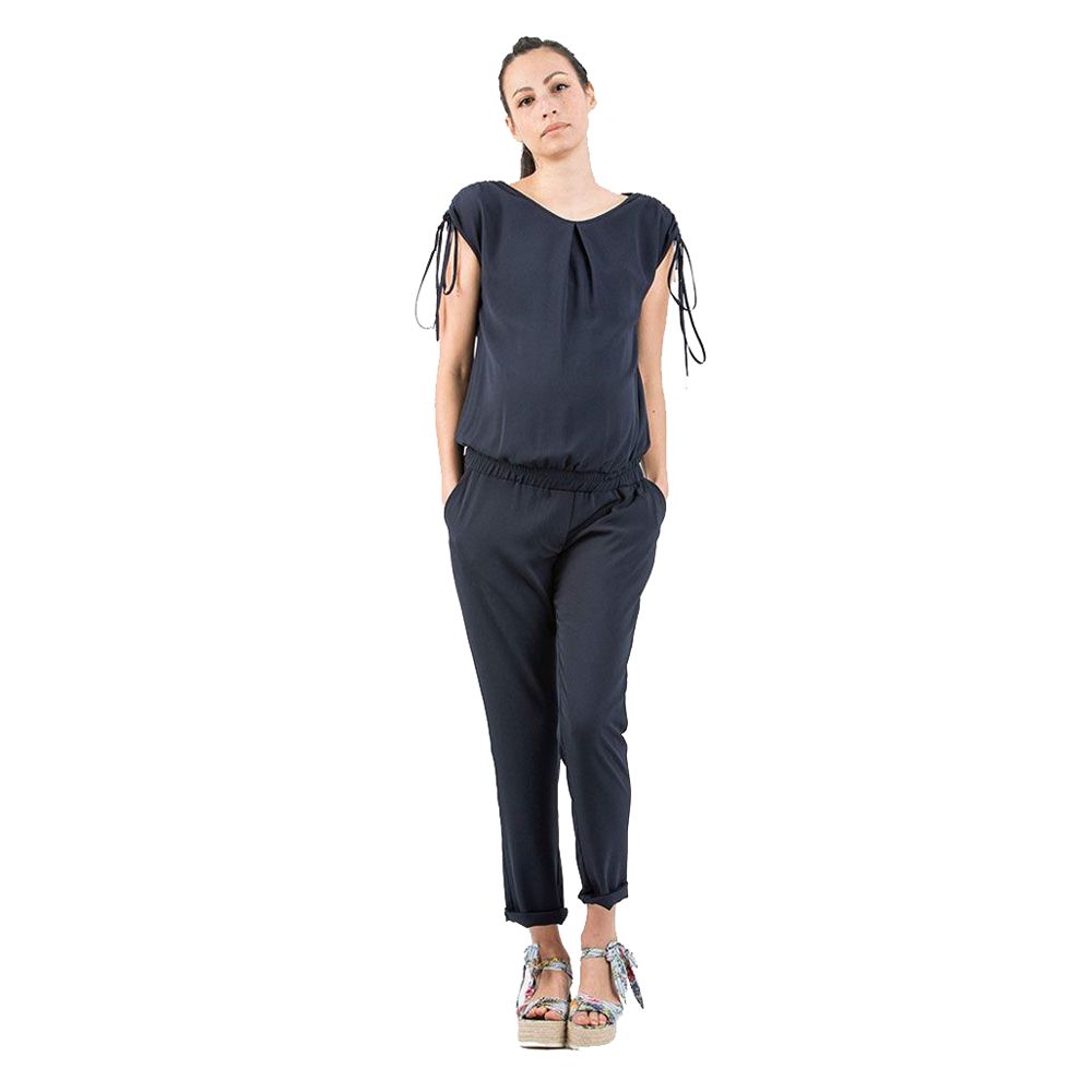 Mums & Bumps - Attesa Maternity Jumpsuit - Blue