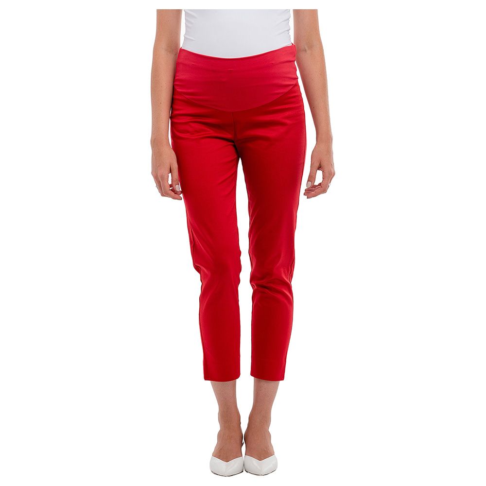 Mums & Bumps - Pietro Brunelli Dylan Maternity Pants - Red 