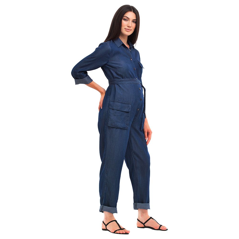 Mums & Bumps Pietro Brunelli Amelia Maternity Jumpsuit Jeans