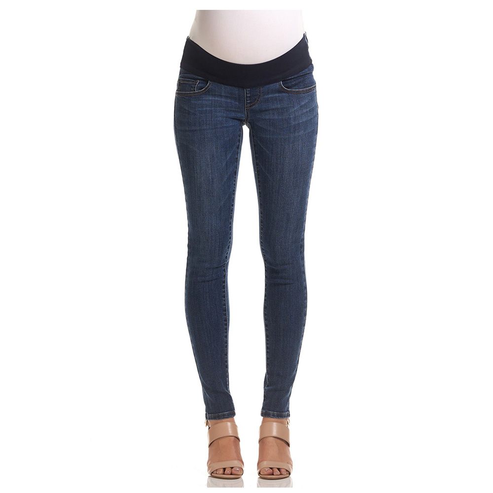 Mums & Bumps - Soon Axel Maternity Jeans - Mid Blue