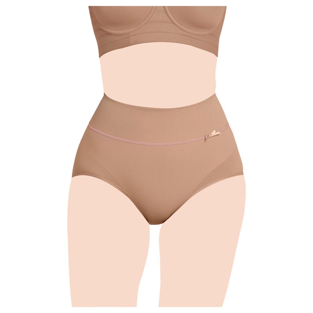 Mums & Bumps - Leonisa High Waisted Brief - Nude 