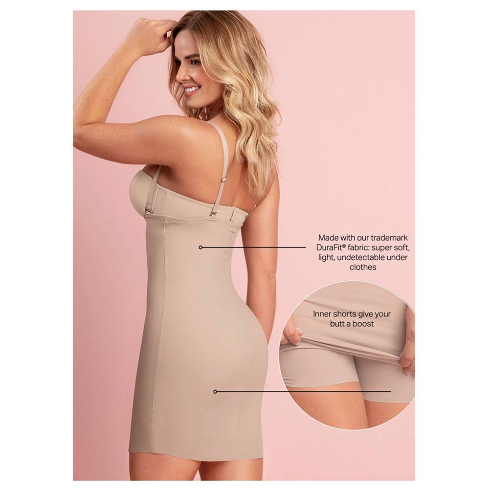 Mums & Bumps - Undetectable Shaping Skirt Slip - Beige