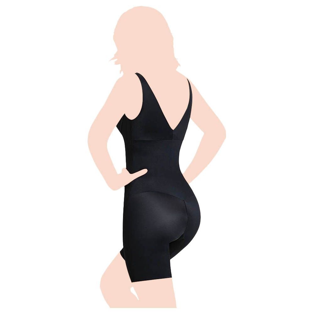 Mums & Bumps - Leonisa Mid-Thigh Body Shaper - Black