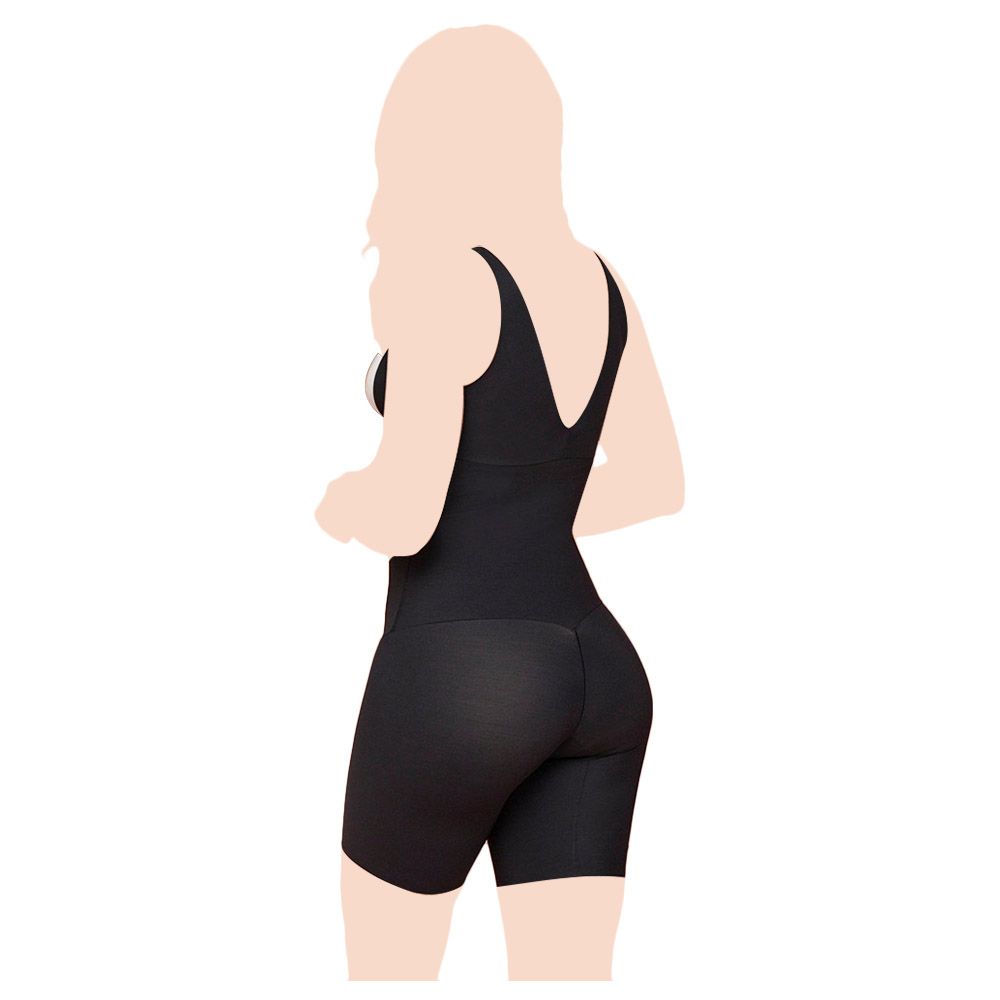 Mums & Bumps - Leonisa Mid-Thigh Body Shaper - Black