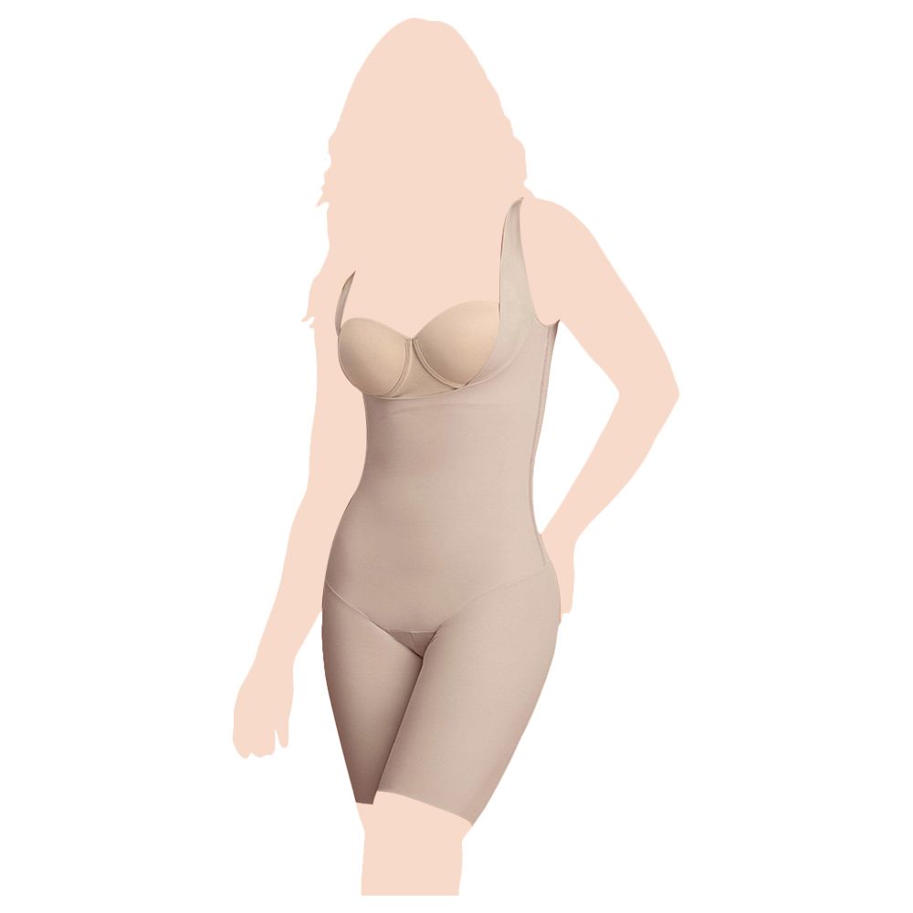 Mums & Bumps - Leonisa Mid-Thigh Body Shaper - Nude 