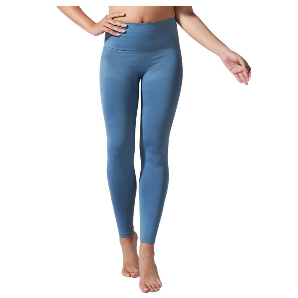 Mums & Bumps - Blanqi Postpartum Leggings - Oil Blue