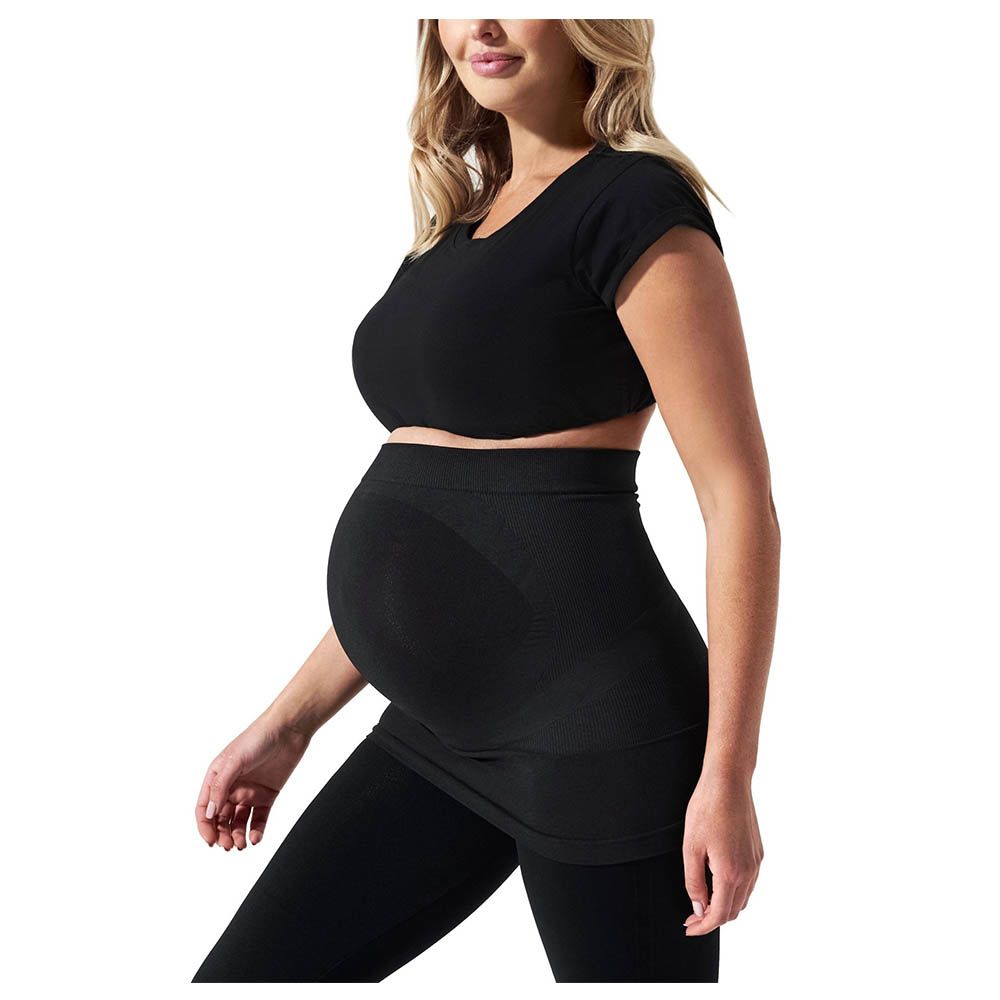 Mums & Bumps - Blanqi Built In Support Bellyband - Black