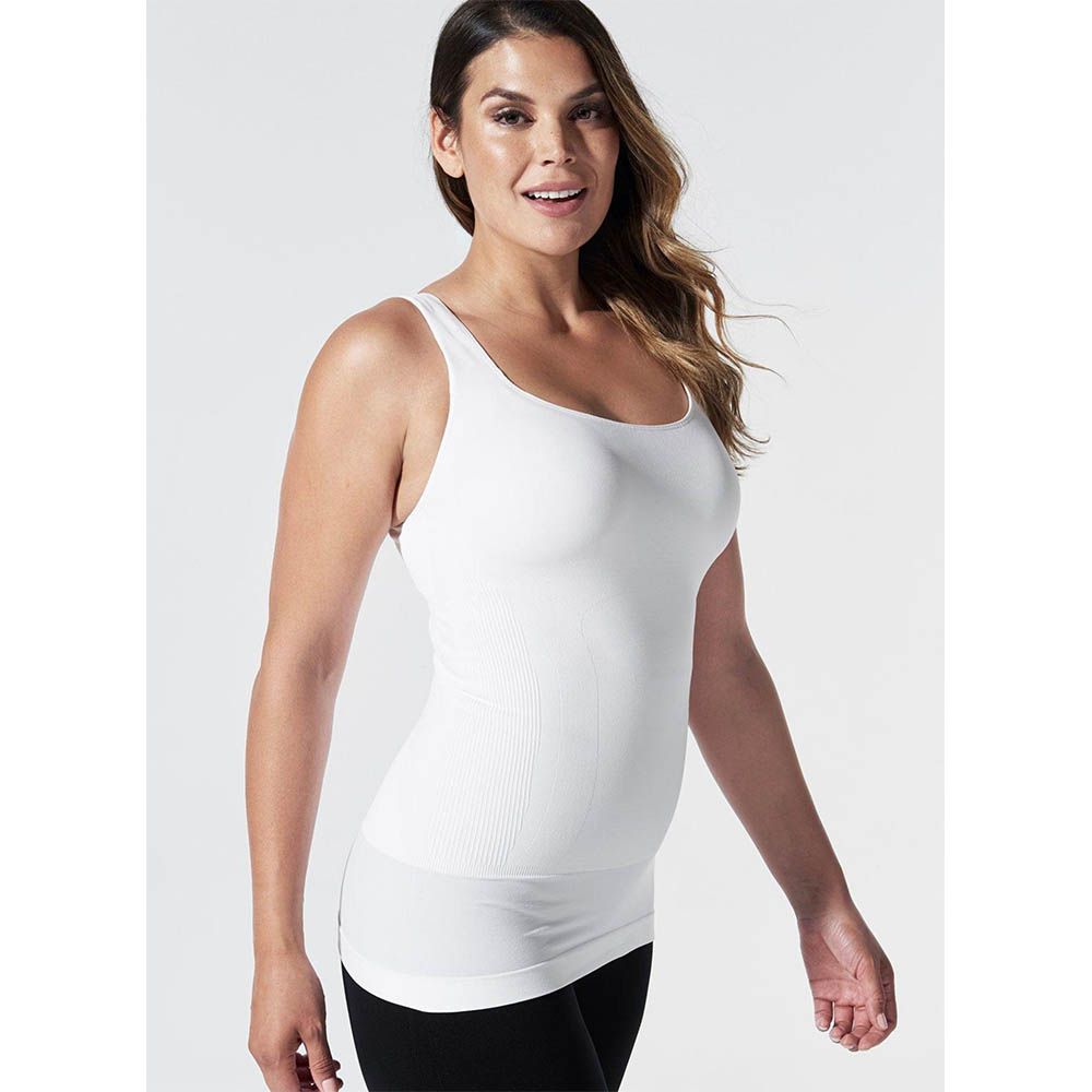 Mums & Bumps - Postpartum Nursing Support Tanktop - White