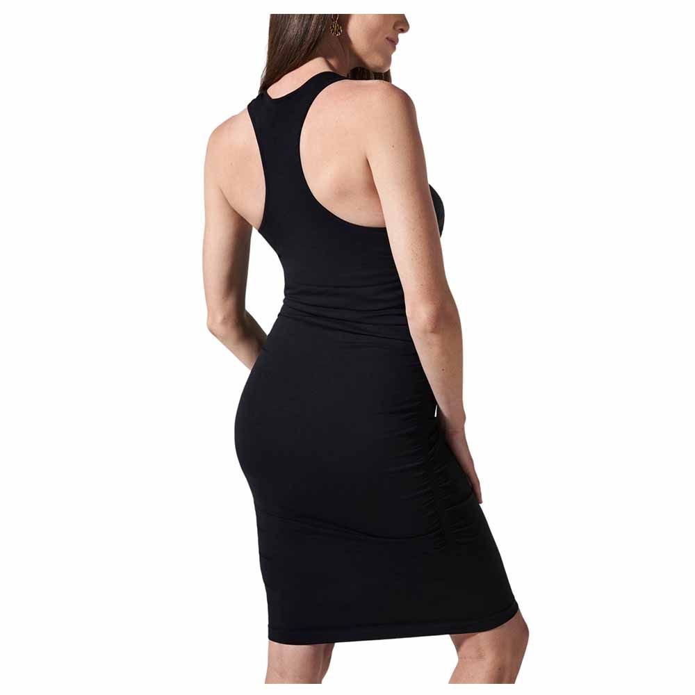 Mums & Bumps - Maternity Racerback Tank Dress - Black