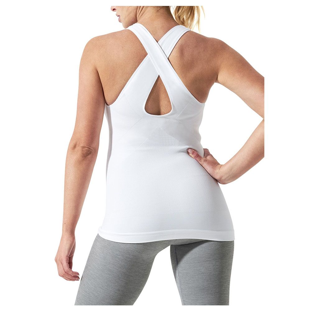 Mums & Bumps - Sport Maternity Crossback Tank - White 