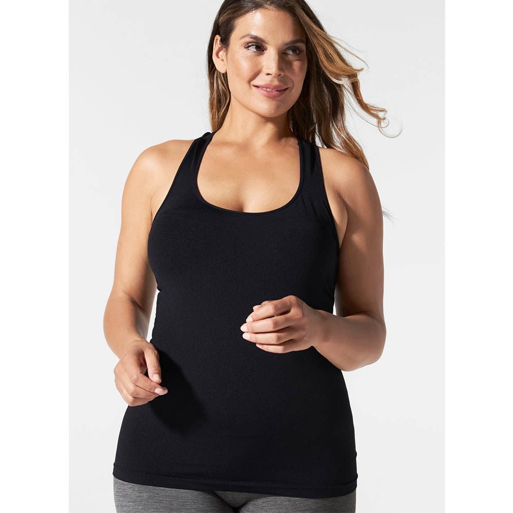 Mums & Bumps - Blanqi Racerback Nursing Tank - Black