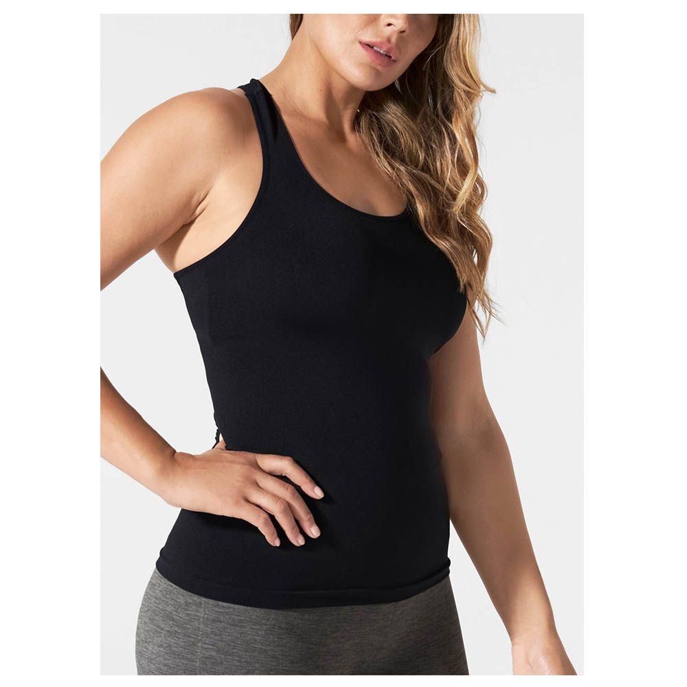 Mums & Bumps - Blanqi Racerback Nursing Tank - Black