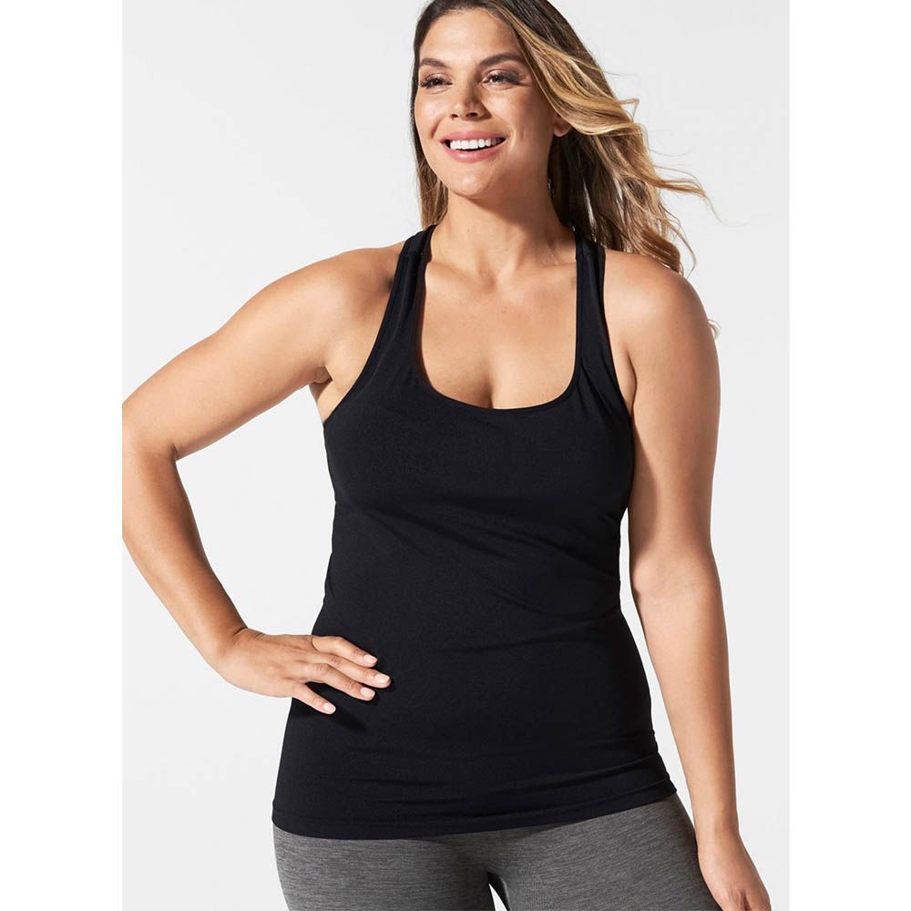 Mums & Bumps - Blanqi Racerback Nursing Tank - Black