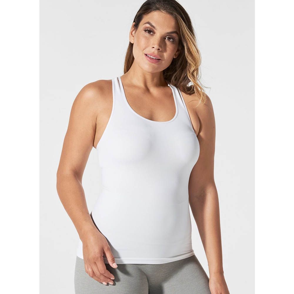 Mums & Bumps - Blanqi Racerback Nursing Tank - White