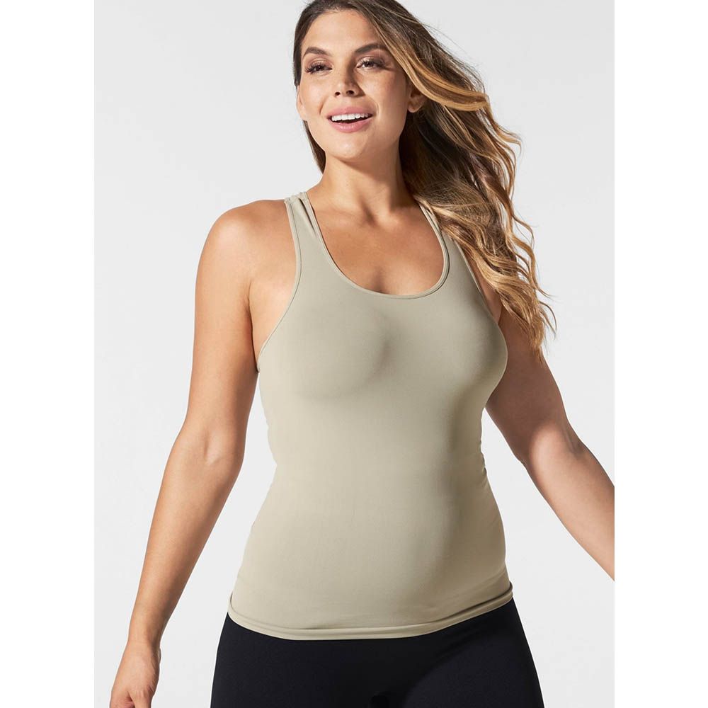 Mums & Bumps - Blanqi Racerback Nursing Tank - Moss