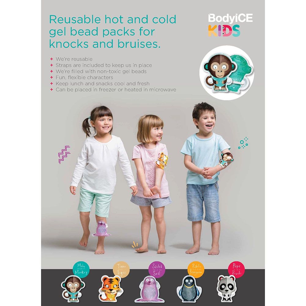 Bodyice - Kids Ice & Heat Pack - Timo the Tiger