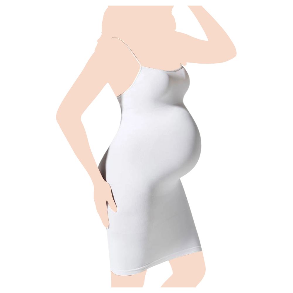 Mums & Bumps - Blanqi Body Cooling Maternity Cami Slip - White