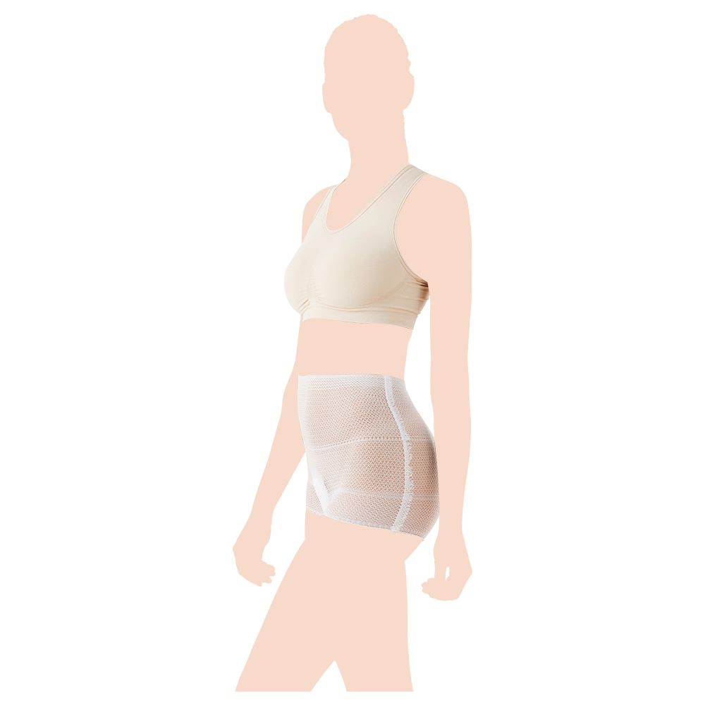 Mums & Bumps - 5pc-Set - Postpartum Hospital Panty - White