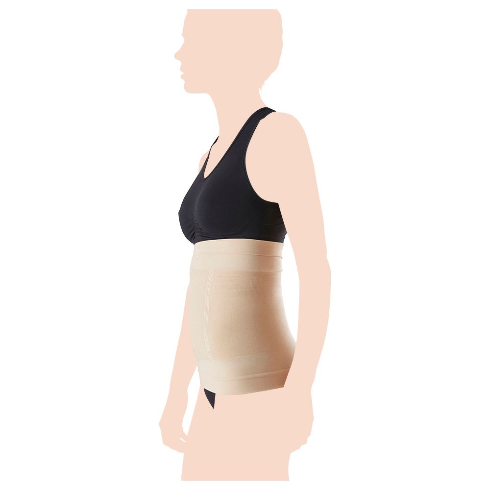 Mums & Bumps - Postpartum Shaping Abdominal Binder - Nude