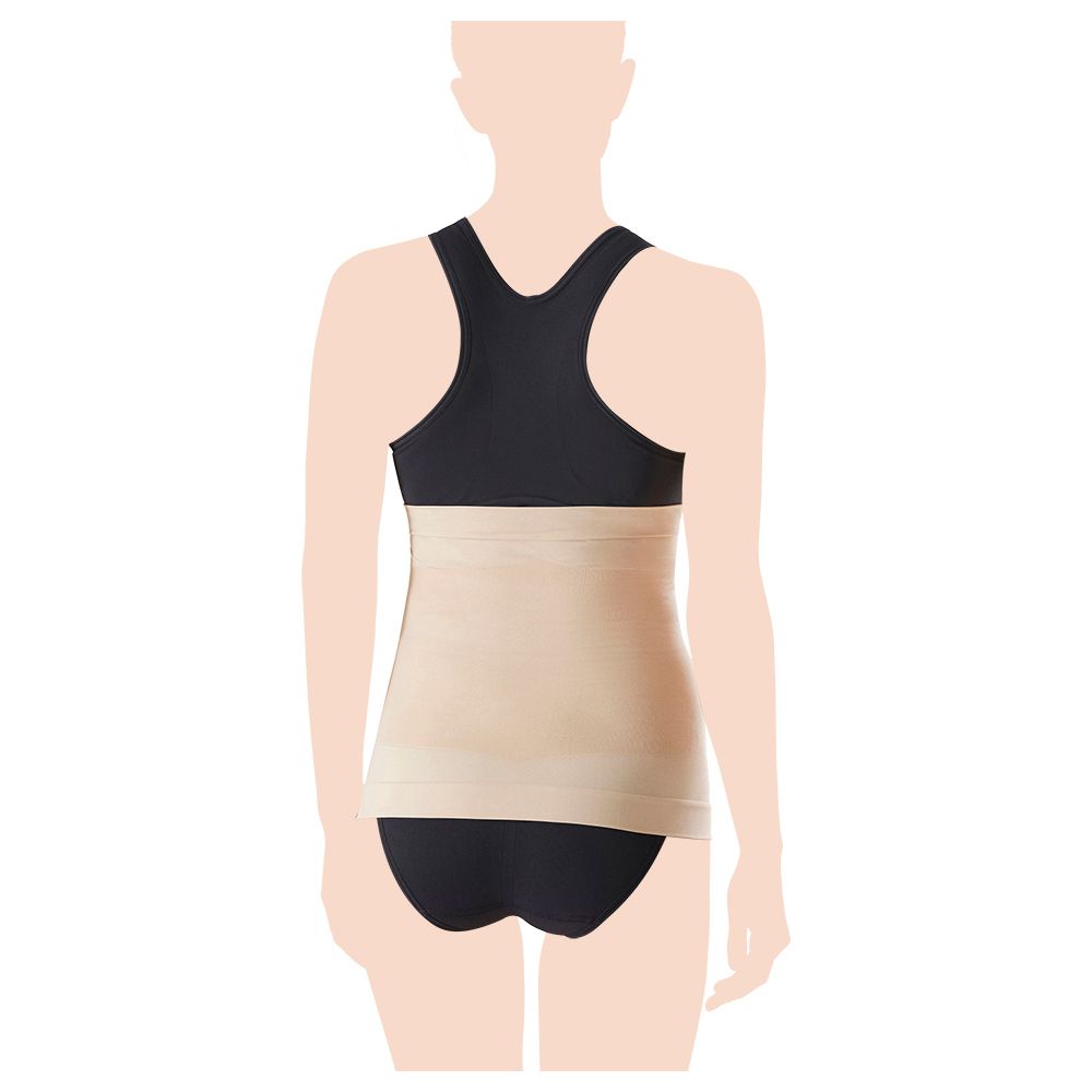 Mums & Bumps - Postpartum Shaping Abdominal Binder - Nude