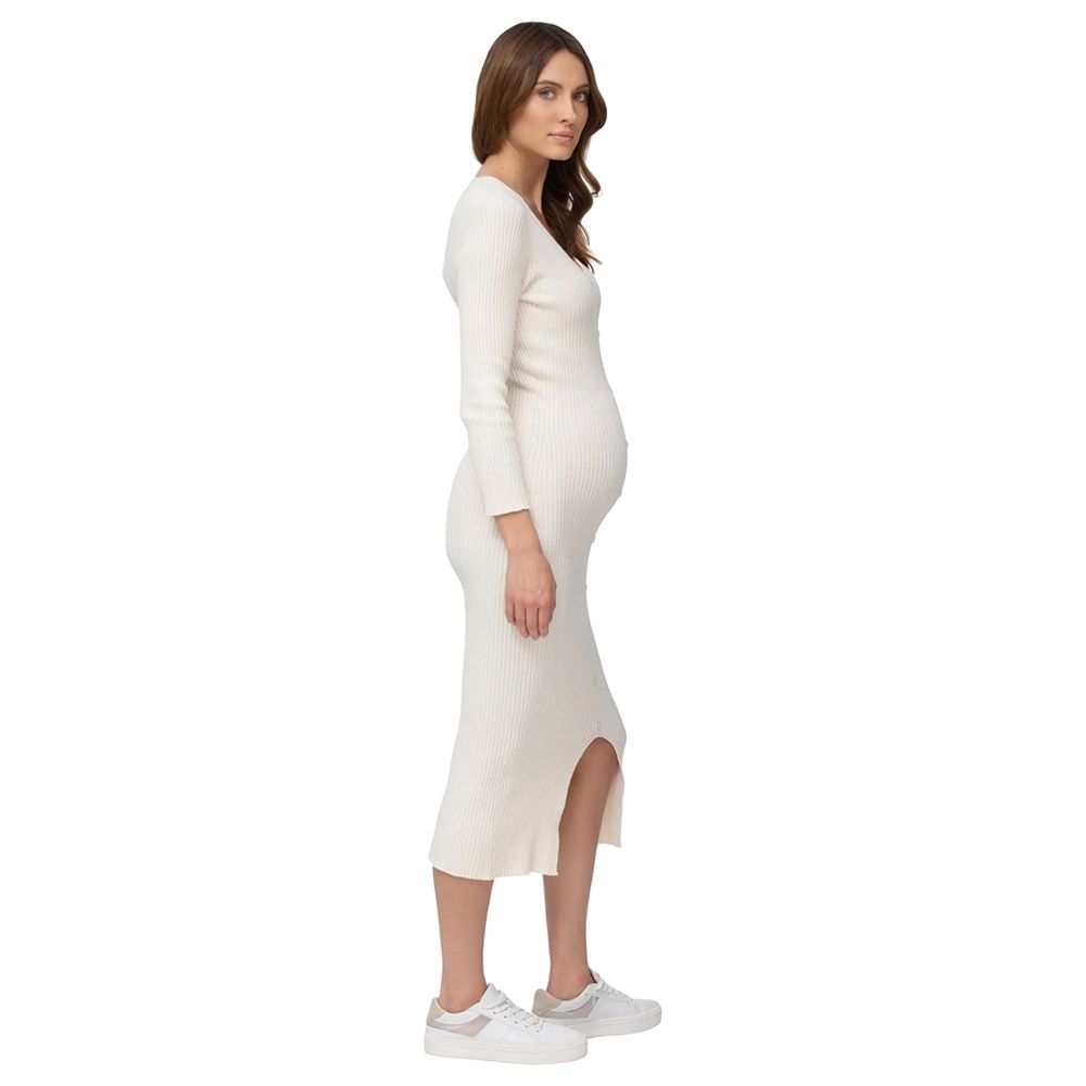 Mums & Bumps - Pietro Brunelli Bella Maternity Dress - Cream