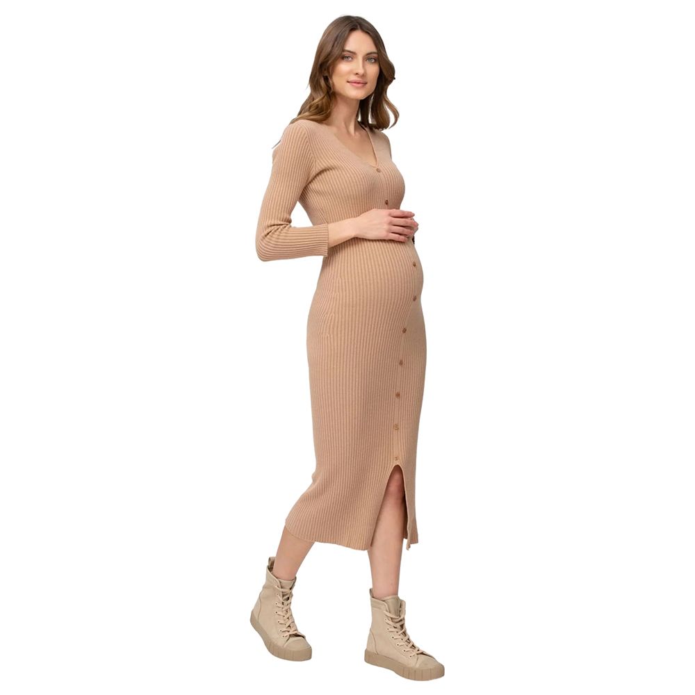 Mums & Bumps - Pietro Brunelli Bella Maternity Dress - Sand