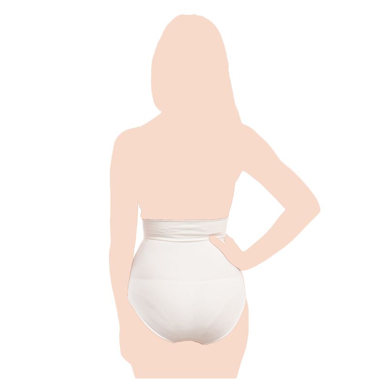 Mums & Bumps - Gabrialla Seamless High Waist Briefs Ivory