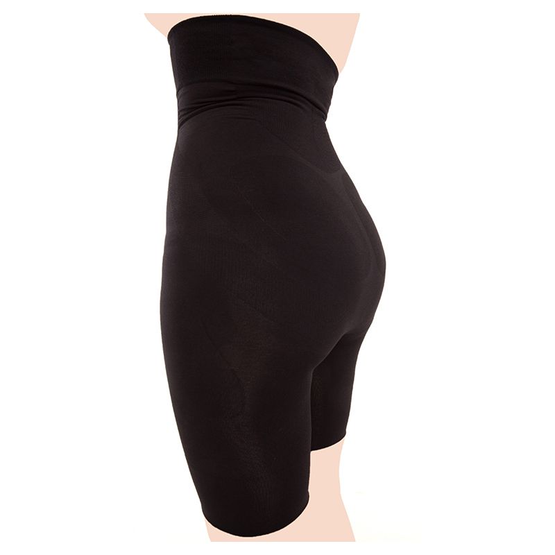 Mums & Bumps - Gabrialla Seamless High Waist Shorts Black