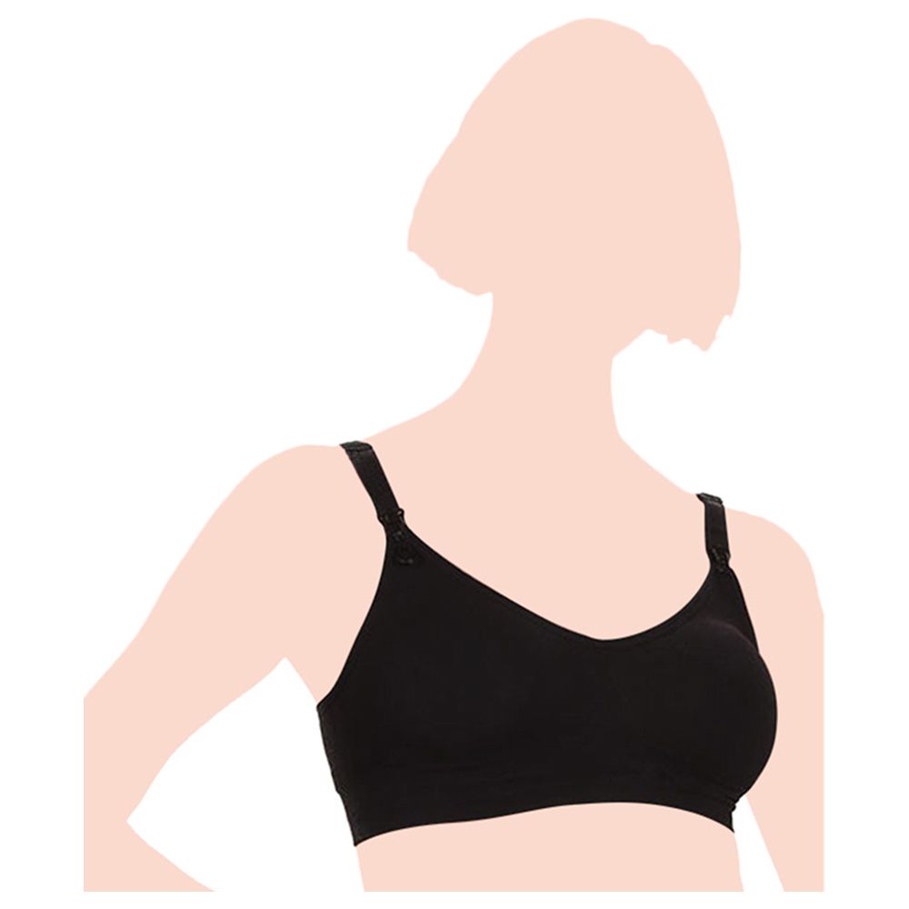 Mums & Bumps - Mamsy Maternity & Nursing Bra - Black