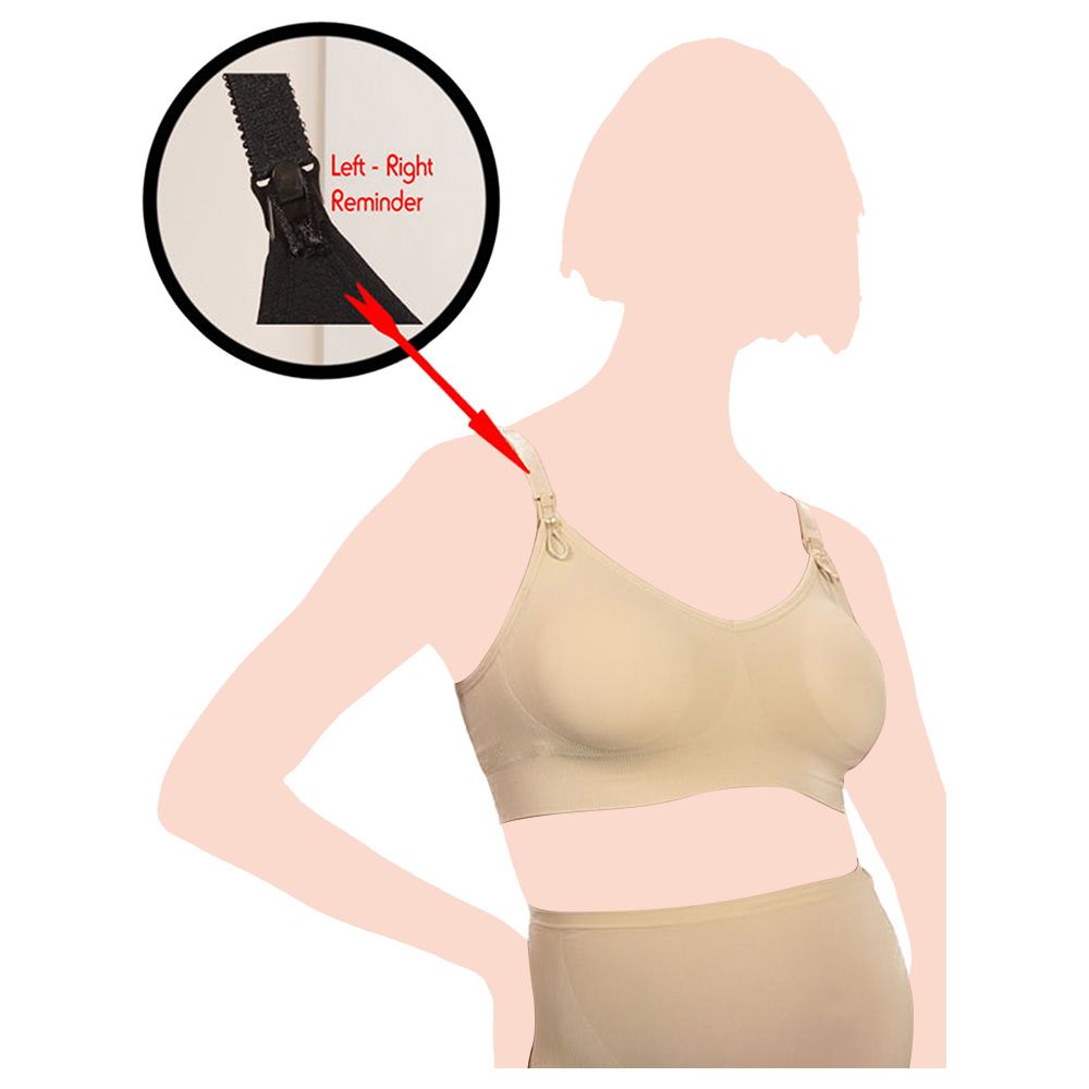 Mums & Bumps - Mamsy Maternity & Nursing Bra - Nude