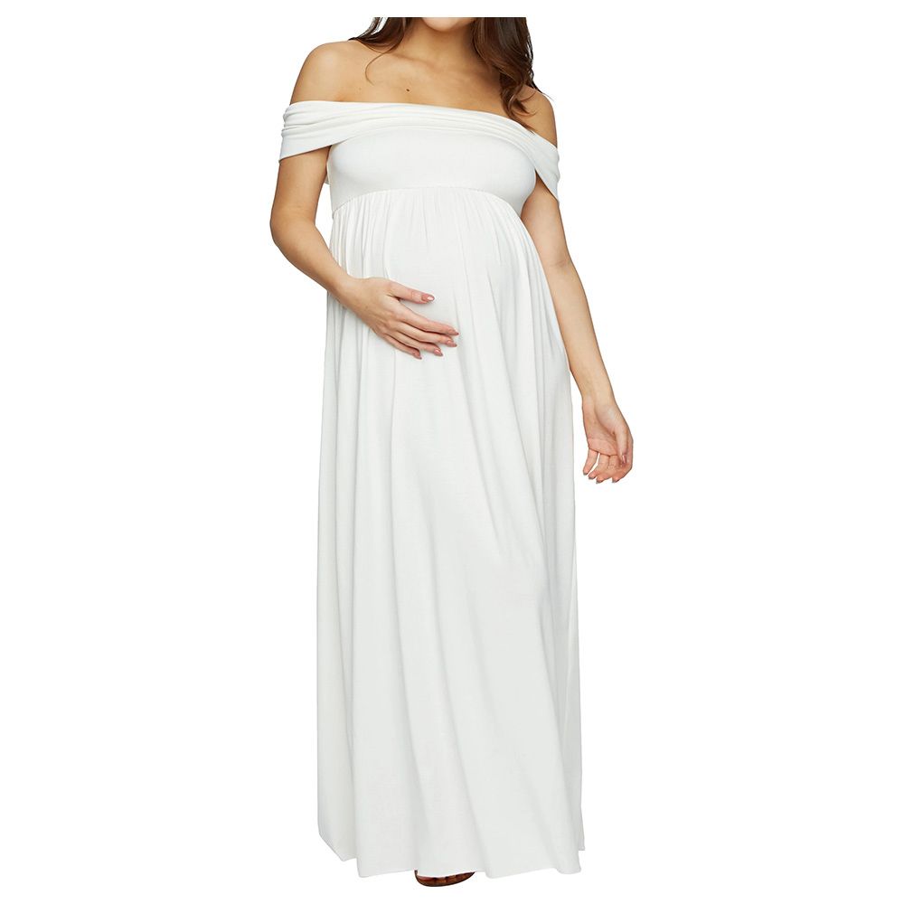 Mums & Bumps Rachel Pally Midsummer Maternity Dress - White