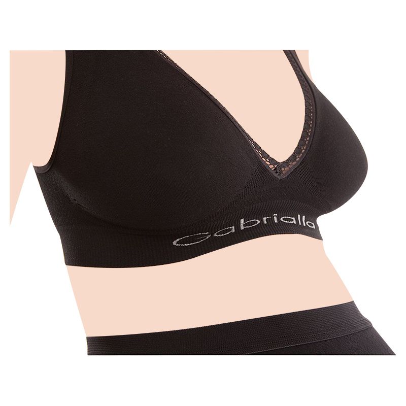 Mums & Bumps - Gabrialla Sleeping Athletic Bra - Black