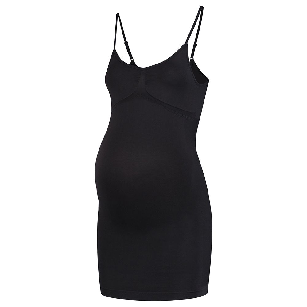 Mums & Bumps - Mamsy Maternity Slip Dress - Black