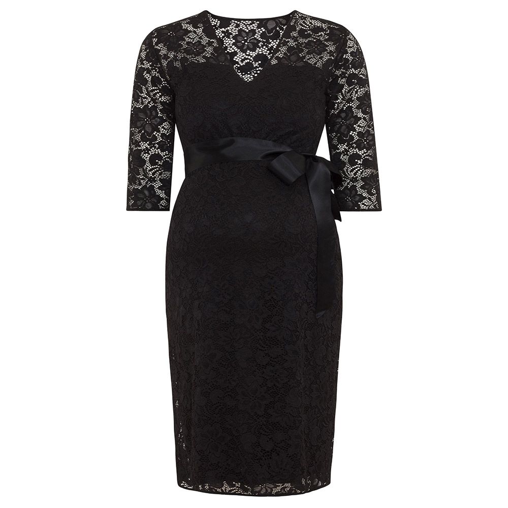 Mums & Bumps Tiffany Rose Suzie Maternity Dress Black