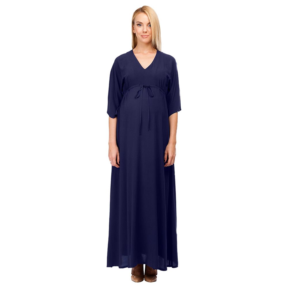 Mums & Bumps Pietro Brunelli Verbena Maternity Dress Blue 