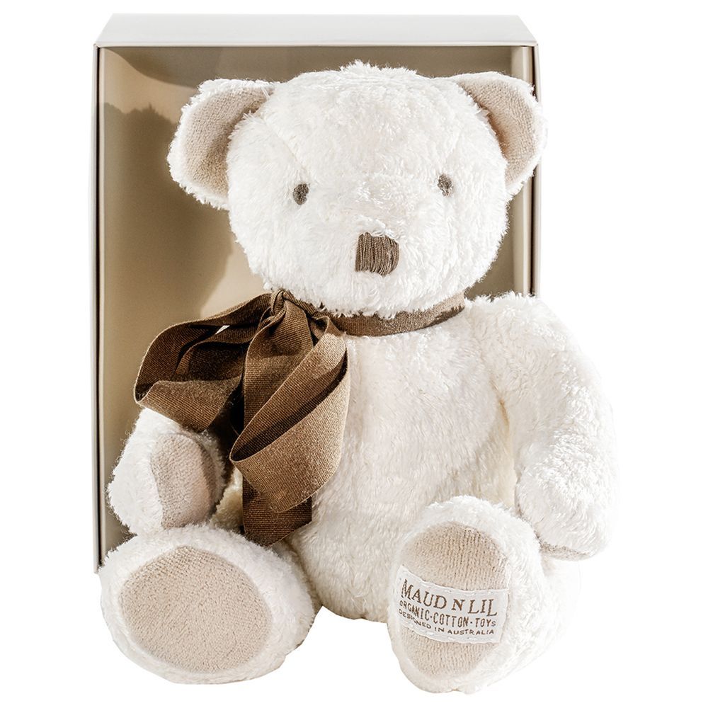 MaudnLil - Edward Teddy Bear Organic Toy - Brown