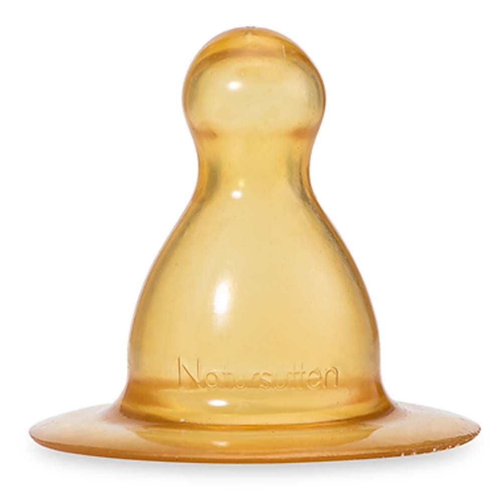 Natursutten - Natural Rubber Slow Flow Nipple - 0m+