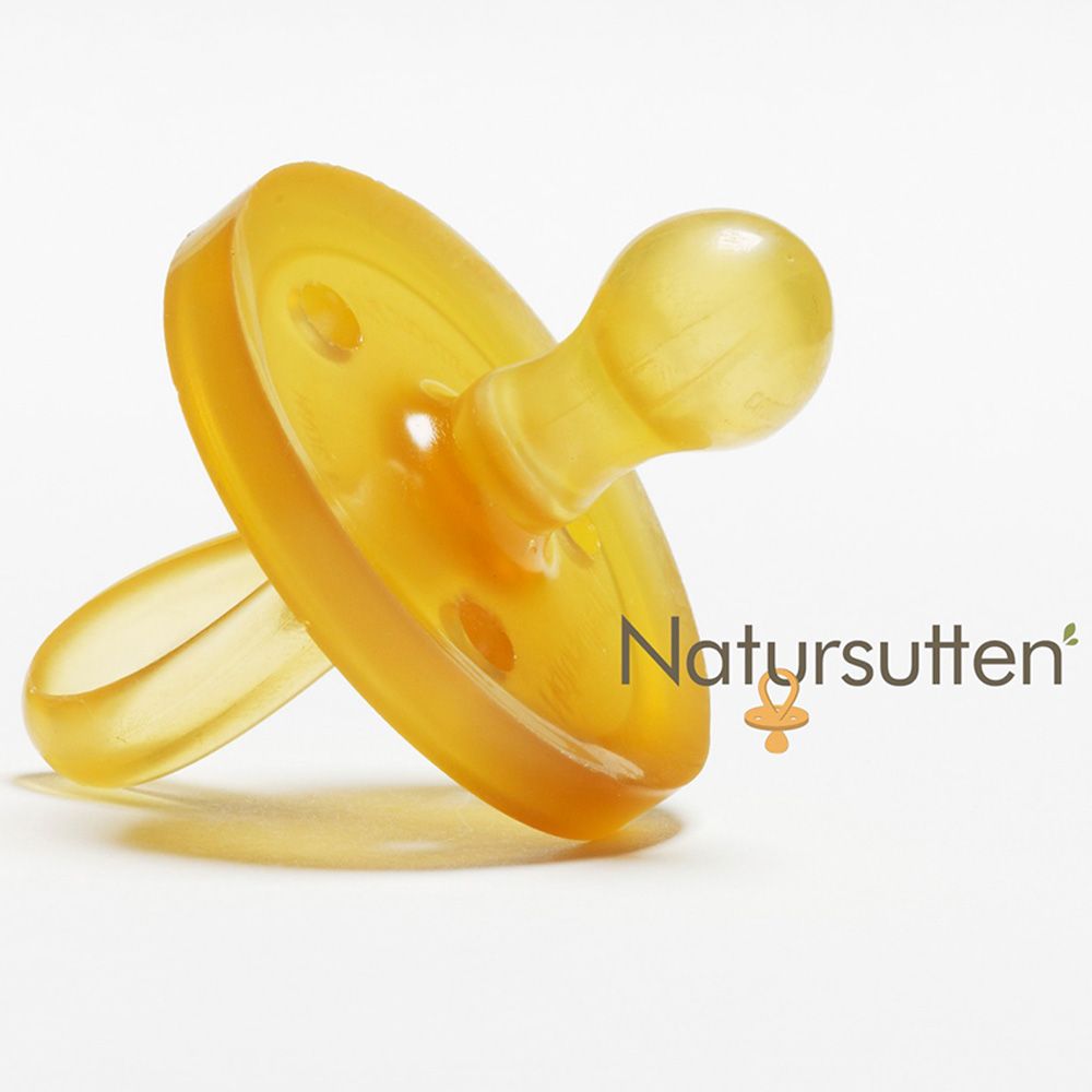 Natursutten - Natural Round Rubber Pacifier - Original Shape